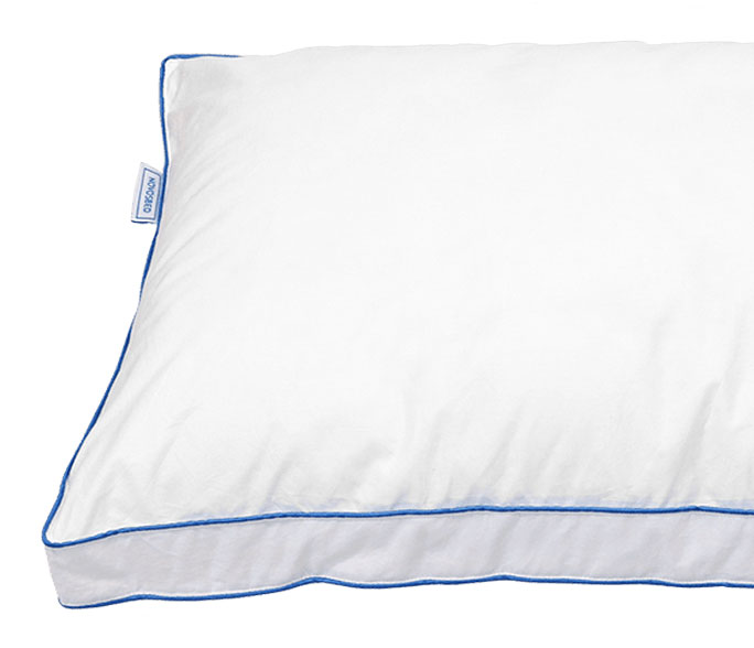 pillow-zoom-novosbed Vue de devant de l'oreiller en mousse à mémoire Novosbed